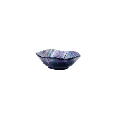 Diy Healing Crystals Fluorite Bowls for Decorate and Healing in Big Size