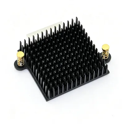 Computer BGA Aluminum Heat Sink with Copper Push Pin