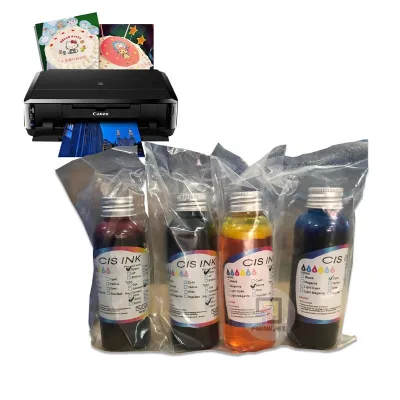 High Quality 100ml Edible Water-Based Green Safe for for HP Pixma Mg7150 Printers Digital Printing MSDS Certified