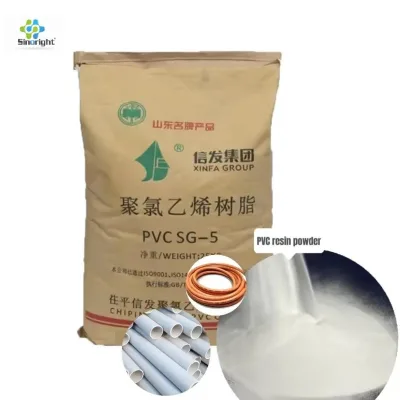 PVC Resin SG-5 Powder Synthetic Resin & Plastics Polyurethane Resin Xinfa Brand