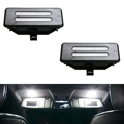 18SMD LED White Car Interior Vanity Roof Reading Mirror Lights for BMW 3 5 Series E90 E90N E91 E92 91N E92N E60 E60N E61 E61N