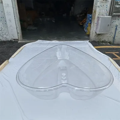 Popular Activities Transparent Polycarbonate clear Kayak Paddle Boat for Adult