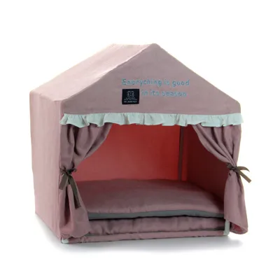 Pet Tent Cat Princess Indoor Tent House Pet Dog Cute Cave Nest Bed Portable Pet Tents Dog House