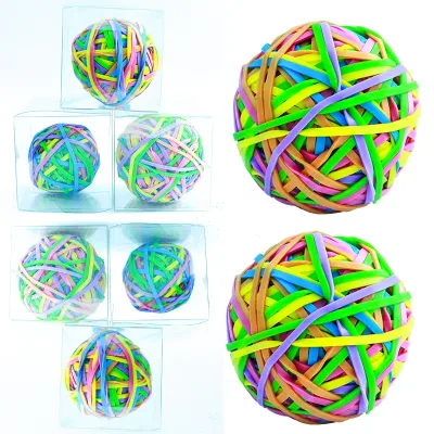 Wholesale High Quality Eco-friendly Rubber Bands Ball Strong Elastic for Money Bank Office School Home Supplies