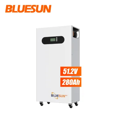 Bluesun New Currents Vertical Lithium Battery 51.2V 280Ah 14.3kWh Match with Leading Inverters for Home Solar System
