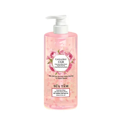 OEM/ODM Organic Gel Natural Moisturizing Whitening Perfume Foam Petal Shower Gel for Adults Herbal Ingredients