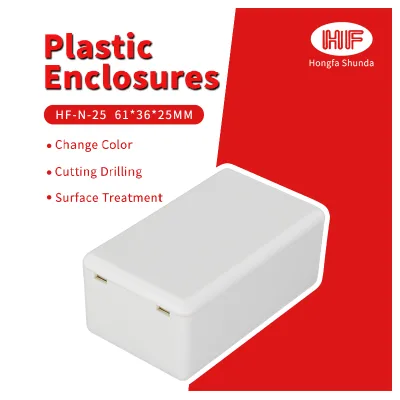 IP54 Small ABS Hinged Plastic Industrial Electric Remote Control Cabinet Electronics Enclosure PCB Board Mounting Customized