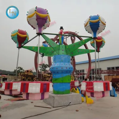 Premium Samba Balloon Fiberglass Steel Outdoor Hot Air Balloon Theme Swing Ride for Sale
