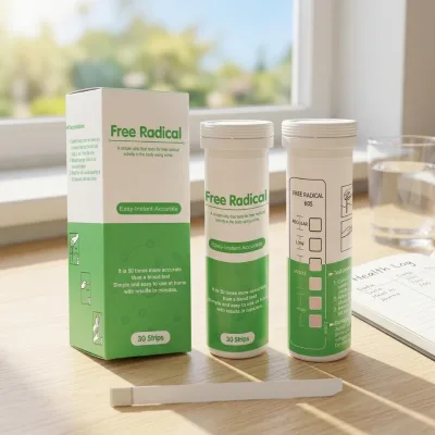Excellent Urinalysis test Paper Active Free Radical test Strips 30 Psc Free Radical test Strips