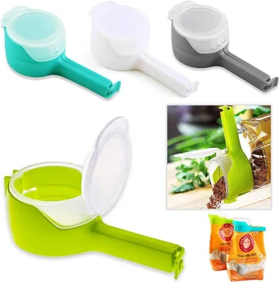 Kitchen Food Storage Sealing Chip Bag Clips Plastic Sealer Clips for Kitchen Food Storage and Organization