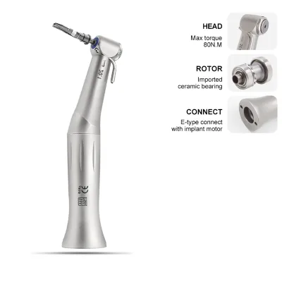 BIG Promotion Dental Low Speed Handpiece 20:1 Reduction Implant Contra Angle Head Rotor Shaft Instrument Contra Angle Handpiece