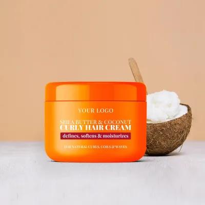 Customized Logo Smoothing Moisturizing Curly Hair Cream for Natural Hair