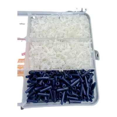 One Box Badminton Racket with Long and Short Double Nail N12 Single and Double Wire Tubes Protective Materials for String