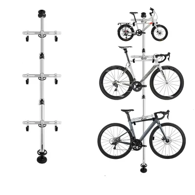 4OEM Bike Hitch Rack Indoor No-Drill Road Bike Parking Rack Mountain Bike Aluminum Alloy Mount