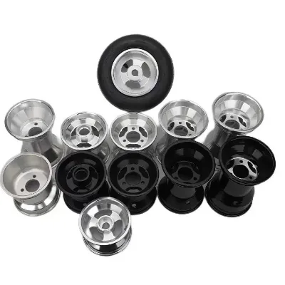 New Go Kart Wheel Hubs 10x3.6-5 10x4.50-5 11x7.1-5 Aluminum Alloy Keyway PCD 127mm ET 10mm Drift Trike Racing Kart Parts