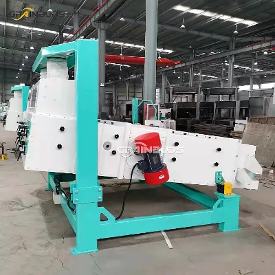 2-50TPH Seeds Gravity Separator Vibration Screen Paddy Maize Cleaning Sieve for Grain Mill