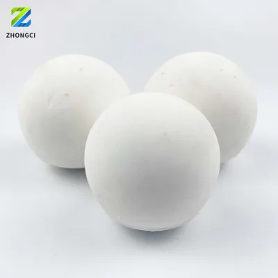 Alumina Ball Inert Ceramic Ball Tumbling Media Ceramic Packing Balls Catalyst Support Media 17-99% Alumina Content Factory Sales