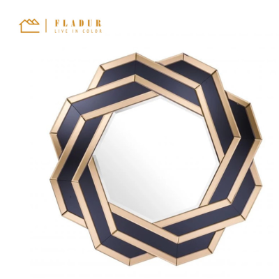 luxury round hanging decorative mirror makeup mirror bathroom mirror living room bedroom