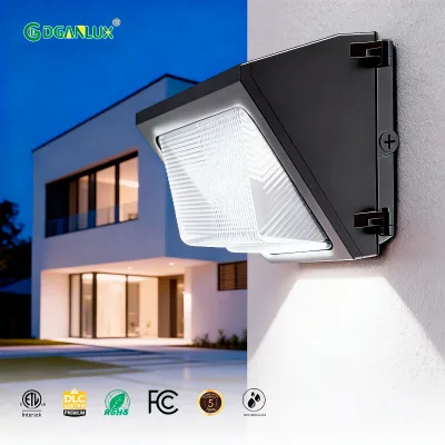 Power&CCT Tunable LED Wall Pack 80W 120W 3CCT150LM/W Waterproof IP65 Full Cutoff Outdoor LED Wall Pack with ETL Listed