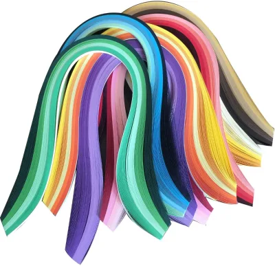 Quilling Flowers,diy Beautiful Quilling Paper butterfly Paper Craft Artwork, Quilling Paper, Slim Color Paper