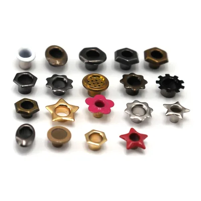 High Quality Various Customized Metal Clothing Wholesale Fashion Garment Shoes DIY Eyelet