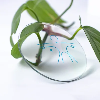 Wholesale Semi-Finished 1.61 Curvature Progressive UV-Protected Photochromic Lenses for Myopia