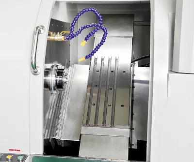 Chinese Manufacture CNC Machine Slant Bed Gang Type CNC Lathe Bike Parts