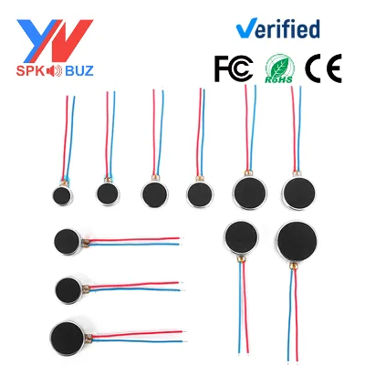 Diameter 6mm/8mm/10mm Flat AC Linear Pulse Vibration Motor OEM/ODM Factory Wholesale Long-life Wearable Device Micro Motor ROHS