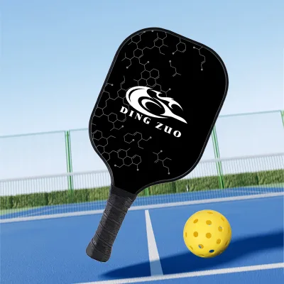 Customized Services USAPA Approved 16mm Lightweight Raw Carbon Fiber Rough Surface Pickleball Paddle Lots Spin Control Letuo