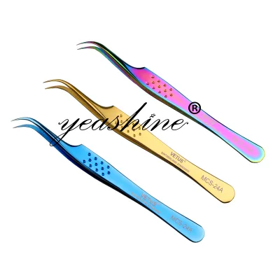 MCS-24A MCS-25A MCS-30A MCS-16-12C MCS-16-13C VETUS Colorful Eyelash Extension Tweezer Set