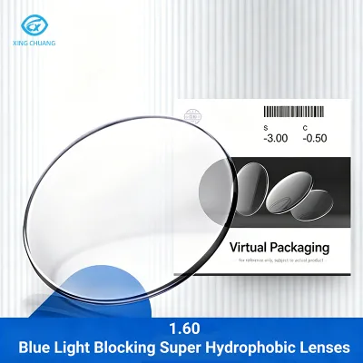 Hot Selling 1.60 Blue Light Blocking ASP Myopia Presbyopia High Astigmatism HMC Optical Lenses