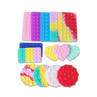Popular Double Side Suction Cup Phone Mount Suction Pad Hands-Free Toy Mirror Shower Phone Holder