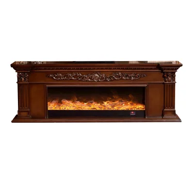 328S Electric Fireplace Mantel with Air Blower 1500W Power for Home or Hotel Use Wood-Fired
