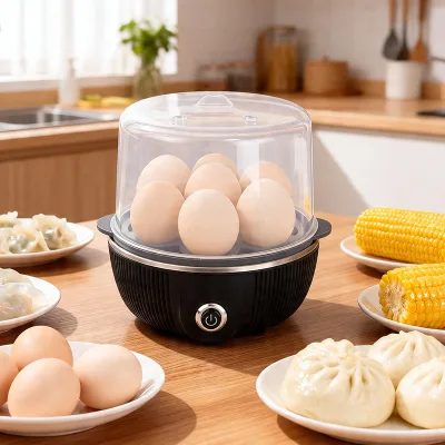 OEM ODM Product Automatic Rapid Multi-Function 110V 220V Automatic Egg Boiler 7 Eggs