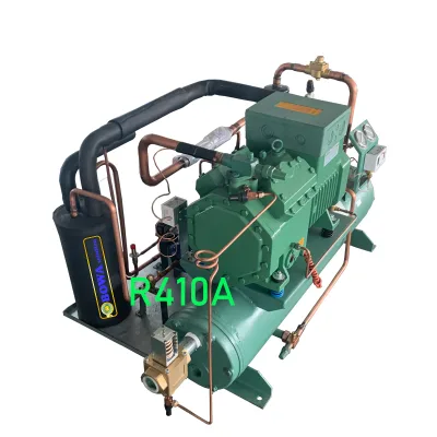 6HP Water Cooled R410a Condensing Unit with Accuracy Heat Calculation and Reasonable Setup Is Nice Choice for Blast Freezers