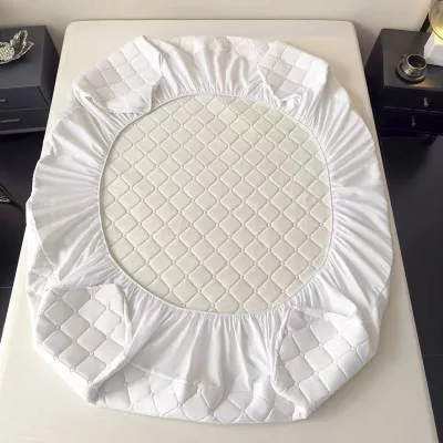Queen Size Waterproof Mattress Cover Hypoallergenic Bedding Protector Noiseless & Breathable Waterproof Bed Sheet