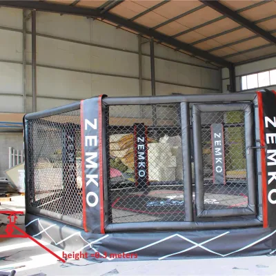 Durable Steel Octagon Cage Elevated for Gyms Training and Events