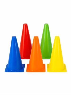 OEM Sports Training Cone Plastic Agility Cone Set for Football, Basketball School Training Practice Gear Factory Direct Supply