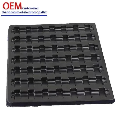 Thermoform Plastic Pp Anti-static Component Storage Box Esd Container Tray Pallet Bin Anti-static Conductive Tray