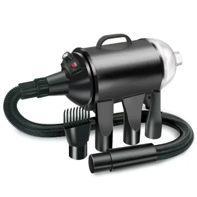 Professional 4-in-1 Pet Hair Dryer Speed Adjustment Pet Grooming Products Blow Suction Fast Drying for Dogs Cats Pet Hair Dryer