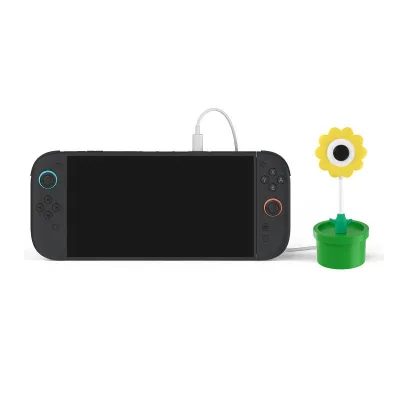 AOLION AL-NS2628 Switch 2 720P HD USB-C Camera Silicone Flower Design Privacy Cover EVA Case Plug Play Webcam Game Accessories