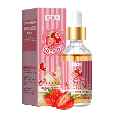 Strawberry Cake Body Juice Oil Moisturizing Body Moisturizing Skin Oil Body Massage Essential Oil Body Juice Oil