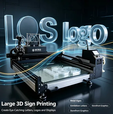 1200mm Luminous Letters 3D Printer LED Backlit Signage PETG Durable