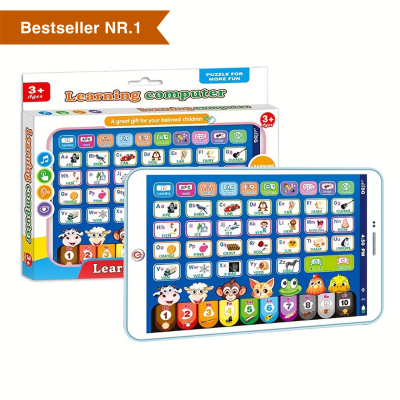 Alphabet Numbers Words Spelling Quiz Games Early Education Reader Alphabet Interactive English Learning Reader Toy