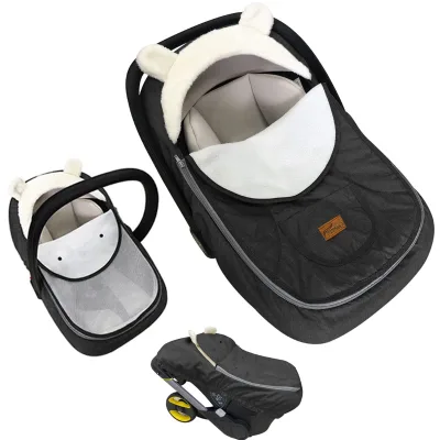 Multi Functional Windproof Baby Privacy Sun Shade Car Seat Canopy Cover for Newborn Mom Nursing Cover