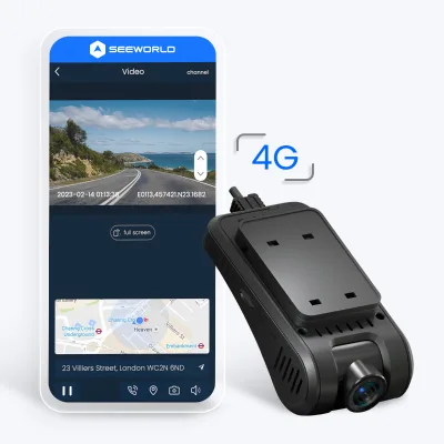 2026- Car Camera Mini Dashcam OLED Screen 4G GPS Tracker with Fleet Management & Remote Video Recording
