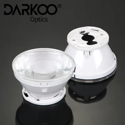 Plastic Optical Lenses Single for up and Down Wall Led Light Outdoor Lenses Cob 15 24 36 Degree Multi Spot Light Power Lens