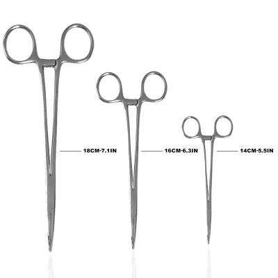 High Quality Hemostatic Pliers, Stainless Steel Curved Fishing Pliers, Flying Fishing Accessories
