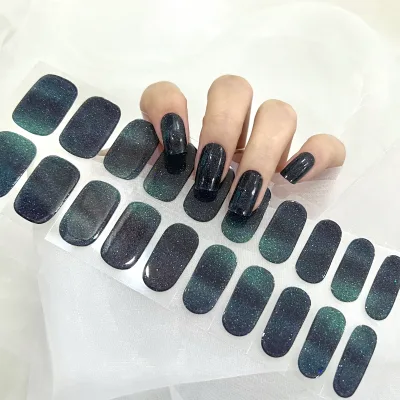 Wholesale 3D Manicure Set for DIY Gel Nail Sticker without UV Lamp No Need Top Coat