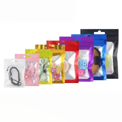 Plastic Ziplock Bags Moisture Proof Packaging Pouches Low MOQ Customizable Color Size PET/OPP/CPP Material Gravure Custom Logo